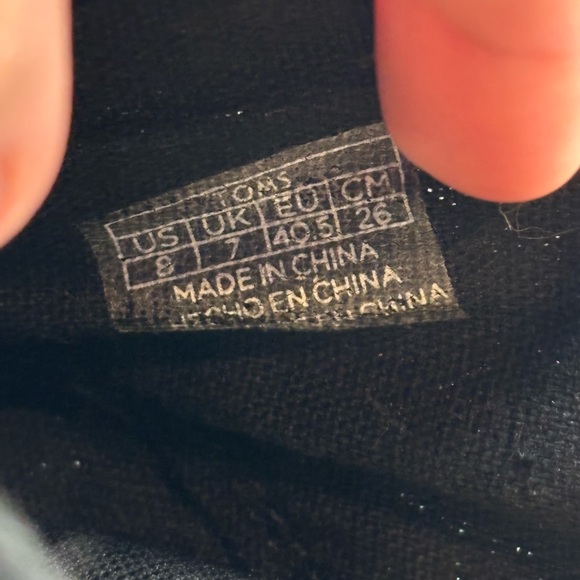 Toms Multicolor Aztec Woven Lace Up Flat Sneaker Shoes Mens Size 8 - Picture 8 of 8